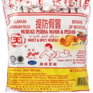24 Packs Popo Muruku Sweet   Spicy 12g Each