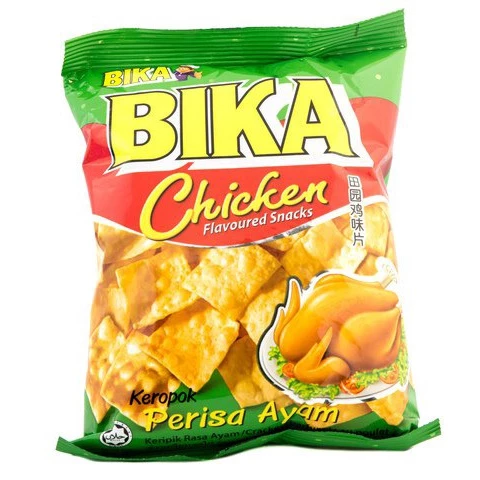 20 Packs Bika Chicken Flavoured Snack 12g Each