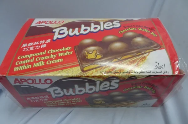 24 Packs Apollo Bubbles Chocolate Wafer 32g