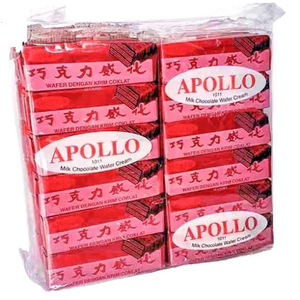 48 Pcs Childhood Apollo Chocolate Wafer