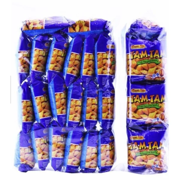 40 Packs Tam Tam Crab Flavoured Snack 20g Each