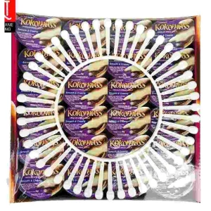 48 Pcs Kokomass Chocolate Black   White Spread 10g Each