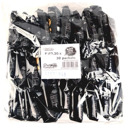 30 Packs Large Snek Ku Shoyuemi Black Pepper Snack 15g Each