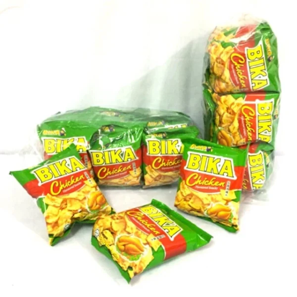 20 Packs Bika Chicken Flavoured Snack 12g Each