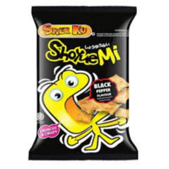 30 Packs Large Snek Ku Shoyuemi Black Pepper Snack 15g Each